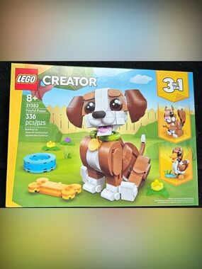 Lego Creator 3-in-1 New in Box #31382 Playful Puppy